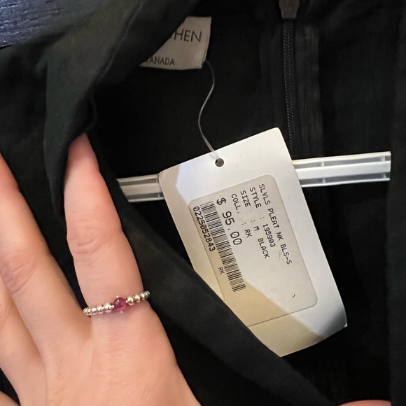 NWT Dark Grey Tank Blouse - Picture 2 of 6